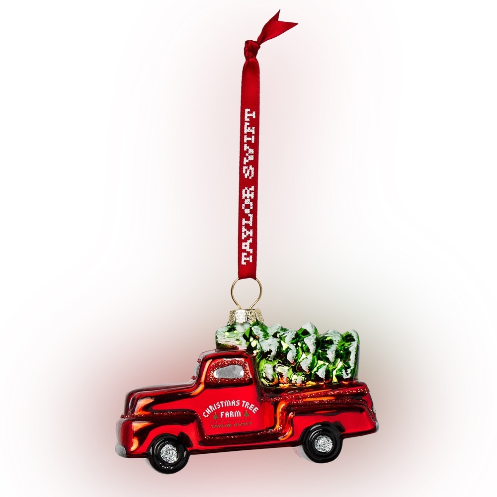 Official Taylor Swift In My Heart Is A Christmas Tree Farm Truck Ornament